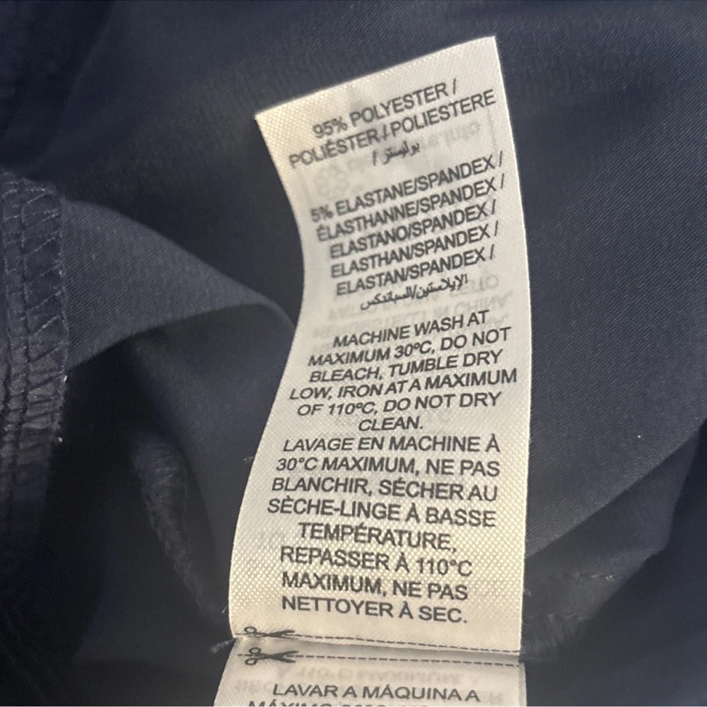 Edikted Women’s Kelsey Satin Trousers Size Small Navy Blue Cargo Pants BNWOT - Picture 16 of 16